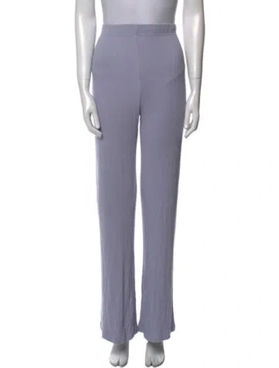 Pre-owned Sablyn Wide Leg Pants In Purple