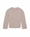 SABLYN WOMEN'S FLETCHER CABLE KNIT SWEATER IN TOAST