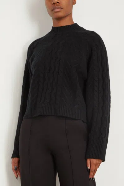 Sablyn Women's Walker Cable Knit Sweater In Black