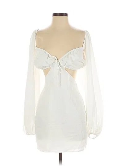 Pre-owned Sabo Cocktail Dress In White