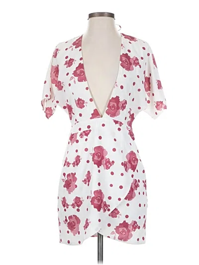 Pre-owned Sabo Cocktail Dress In White
