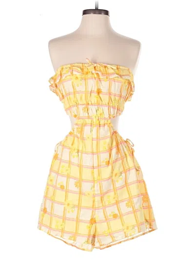 Pre-owned Sabo Romper In Yellow