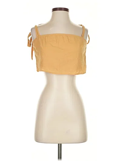 Pre-owned Sabo Sleeveless Blouse In Yellow