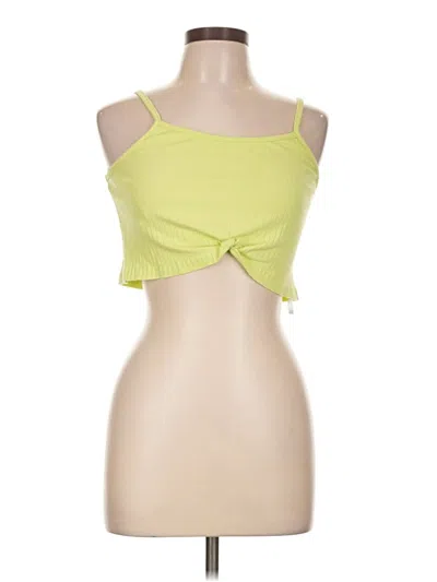 Pre-owned Sabo Tank Top Green Strapless Neckline Tops