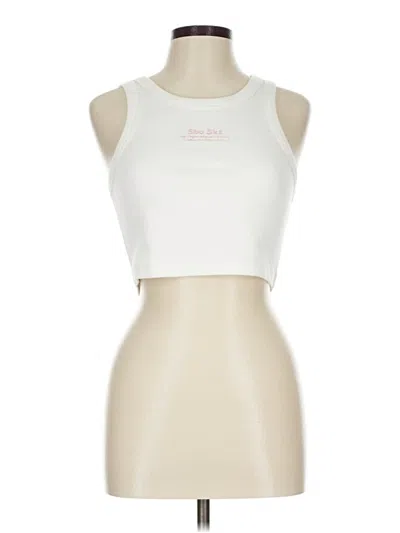 Pre-owned Sabo Tank Top Ivory Halter Neckline Tops