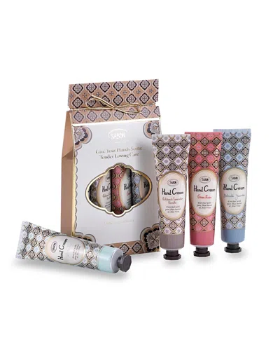 SABON 4 ASSORTED HAND CREAM TUBE, KIT