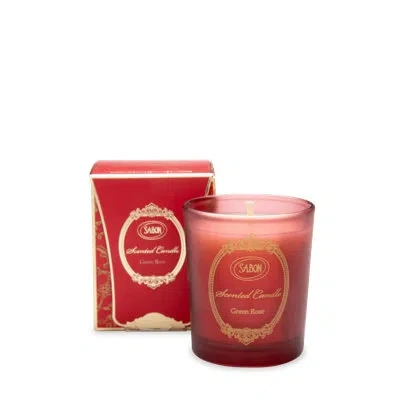 Sabon Candle Glass Green Rose 60gr