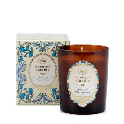 Sabon Candle Glass Jasmine & Blue Hyacinth In Brown
