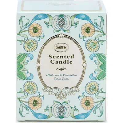 Sabon Candle White Tea & Osmanthus