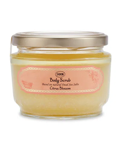 Sabon Citrus Blossom Body Scrub, 320gr In Transparent