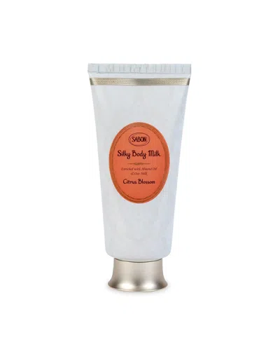 Sabon Citrus Blossom Siky Body Milk Tube, 200ml In Transparent