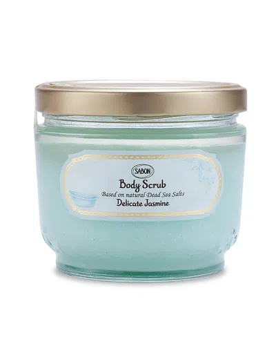 Sabon Delicate Jasmine Body Scrub, 600gr In Transparent