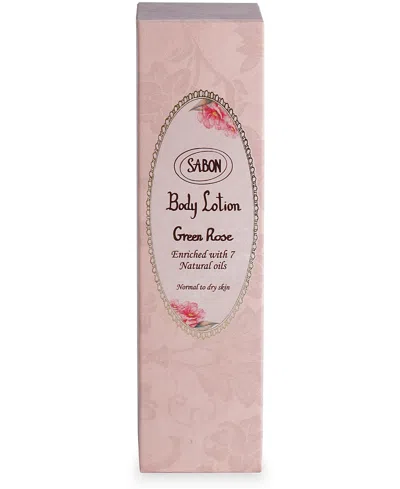 Sabon Green Rose Body Lotion Tube, 50ml In Pink