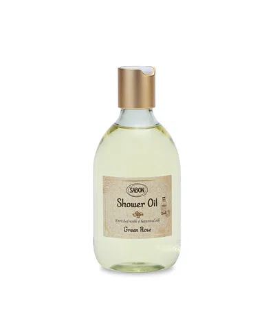 Sabon Green Rose, Shower Oil, 300ml In Transparent