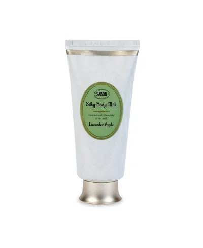 Sabon Lavender Apple Siky Body Milk Tube, 200ml In Transparent