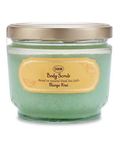 Sabon Mango Kiwi Body Scrub, 600gr In Green