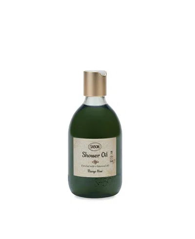 Sabon Mango Kiwi Shower Oil 300ml In Green