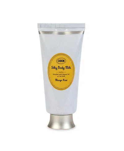 Sabon Mango Kiwi Siky Body Milk Tube, 200ml In Transparent