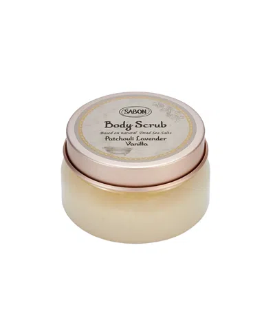 Sabon Patchouli Lavender Vanilla Body Scrub, 200gr In Transparent