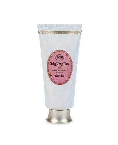 Sabon Rose Tea Siky Body Milk Tube, 200ml In Transparent