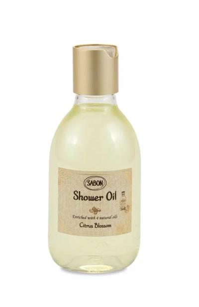Sabon Shower Oil Patchouli Lavender Vanilla In Transparent