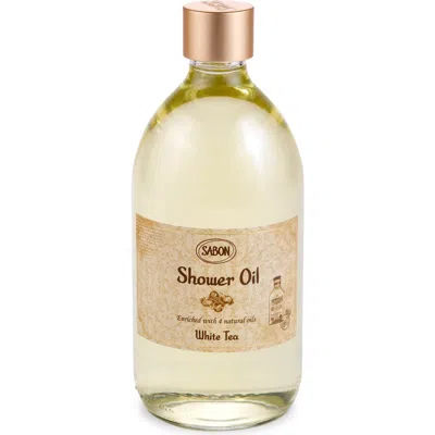 Sabon Shower Oil White Tea In Transparent