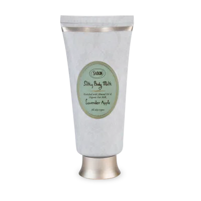 Sabon Silky Body Milk Patchouli Lavender Vanilla 200ml In White