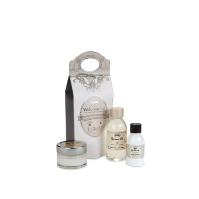 Sabon Welcome Kit Patchouli Lavender Vanilla In Neutral