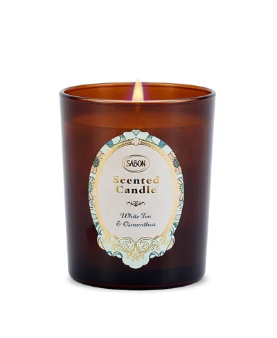 Sabon White Tea & Osmanthus Candle, 180gr In Brown