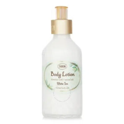 Sabon White Tea Body Lotion 6.7 oz Bath & Body 7290114047135 In Olive / White