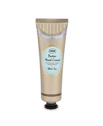 Sabon White Tea Hand Cream, 75ml In Transparent