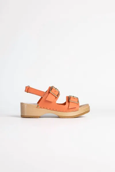 Sabot Youyou Kid's Yui Neon Clogs In Orange