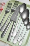 Sabre 4 Piece Marius Flatware Set In Silver At Urban Outfitters