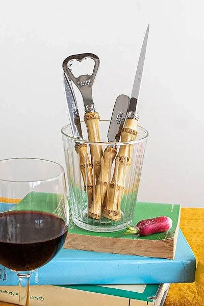 Sabre 4 Piece Wooden Aperitif Set In Brown At Urban Outfitters In Neutral