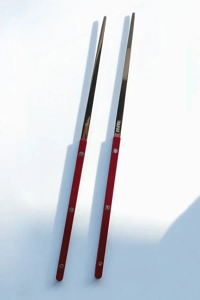 Sabre Bistrot Chopstick Set In Red At Urban Outfitters