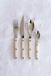 Sabre 4 Piece Bistro Flatware Set In Ivory At Urban Outfitters In White