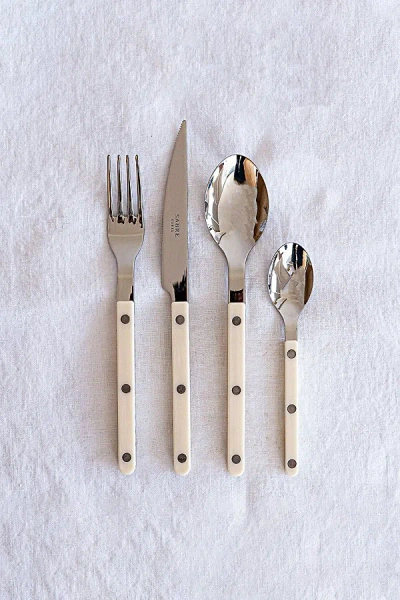 Sabre 4 Piece Bistro Flatware Set In Ivory At Urban Outfitters In White