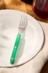 Sabre Bistrot Solid Dinner Fork In Green