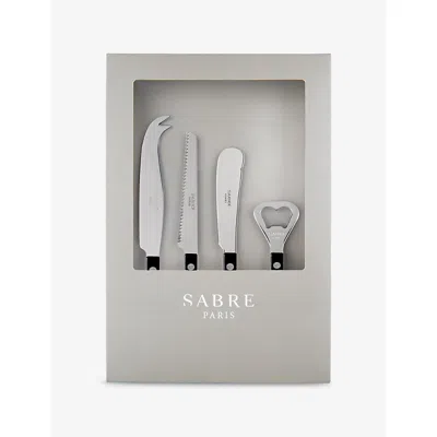 Sabre Apero 4-piece Stainless-steel Set Black