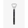 Sabre Black Engraved Stainless-steel Teak Bottle Opener