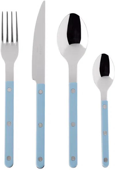 Sabre Blue Bistrot Brilliant Flatware Set In Pastel Blue