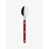 Sabre Burgundy Bistrot Solid Espresso Stainless-steel Spoon In Multi