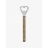 Sabre Engraved Stainless-steel Teak Bottle Opener