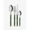 Sabre Green Bistrot 24-pieces Stainless-steel Set