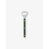 Sabre Engraved Stainless-steel Teak Bottle Opener Green