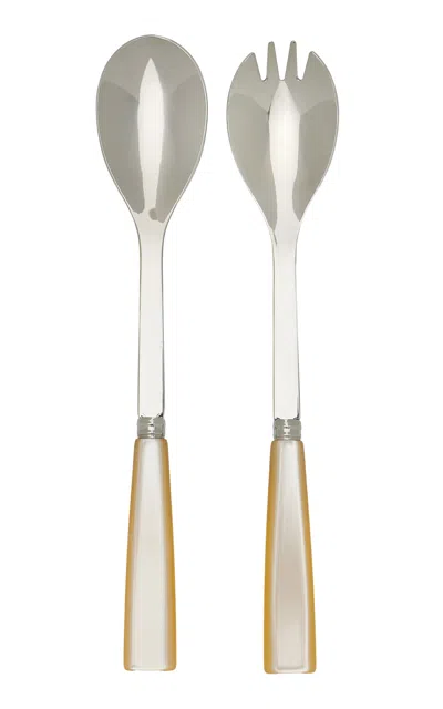 Sabre Icône Salad Cutlery Set In Silver
