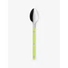 Sabre Lime Bistrot Solid Espresso Stainless-steel Spoon In Animal Print