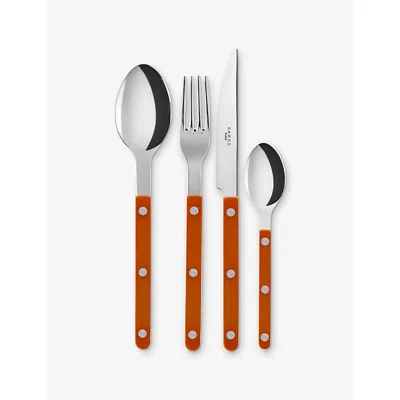 Sabre Orange Bistrot 24-pieces Stainless-steel Set