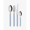 Sabre Pastel Blue Bistrot 24-pieces Stainless-steel Set