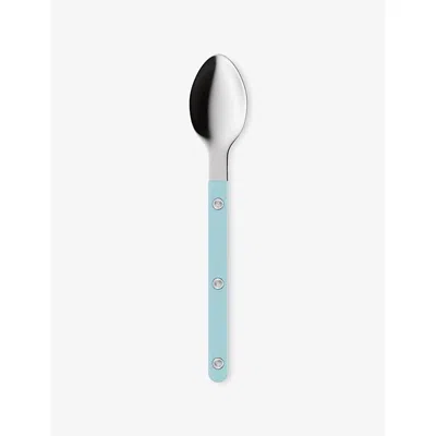 Sabre Pastel Blue Bistrot Solid Espresso Stainless-steel Spoon In Multi